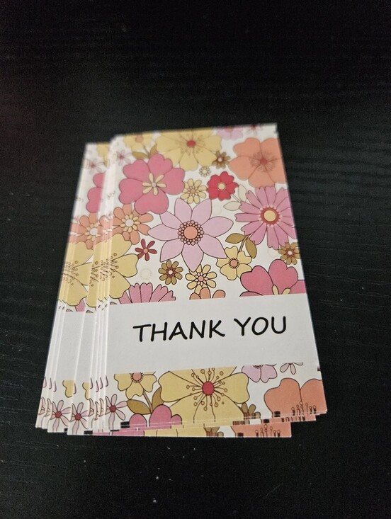 Other - Retro Floral Thank You cards